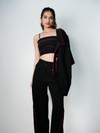 Black & Pink Statement Co-ord Set image 1