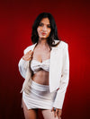 Twisted Tube Top with Mini Skirt and Jacket Coord 3-Piece Set image 10