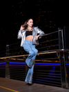 Blue Denim & Metallic Jacket Co-ord Set with Bralette image 6