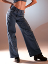 Flower Rugged Denim & Crop Top Coord Set image 4