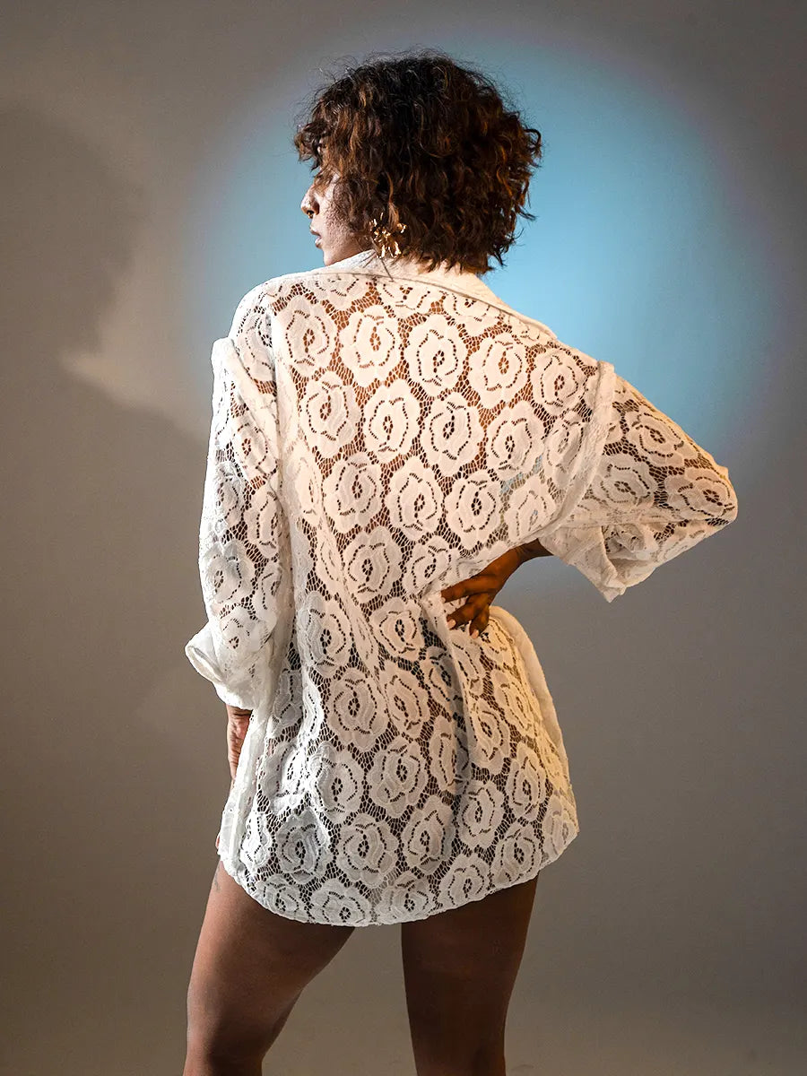 White Lace Shirt image 4