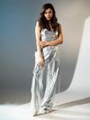 Silver Metallic Co-ord Set image 3