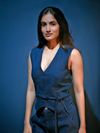 Chic Denim Waistcoat & Wide-Leg Trouser Coord Set image 6