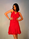 Ruffle Ruched Georgette Dress image 4