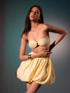 Tie-Up Pleated Bralette & Balloon Bounce Skirt Coord Set image 6