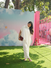 White Satin Co-ord Set image 10