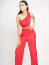 One Shoulder Top with Trouser Coord Set image 3