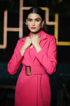 Hot Pink Statement Mini Blazer Dress image 4