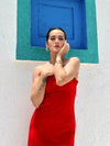 Velvet Blaze Evening Gown image 1