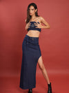 Sculpted Denim Coord with Rebel Cut Out Twist image 1