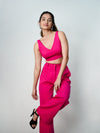 Pink Semi-Formal Crop Top image 4