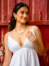 White Flared Dress image 5