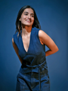 Chic Denim Waistcoat & Wide-Leg Trouser Coord Set image 8