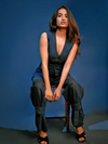 Chic Denim Waistcoat & Wide-Leg Trouser Coord Set image 3
