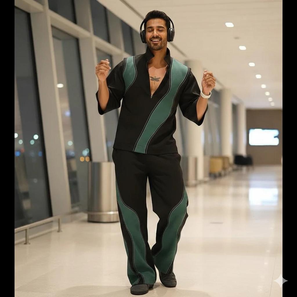 Black Statement Co Ord Set