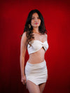 Twisted Tube Top with Mini Skirt and Jacket Coord 3-Piece Set image 2