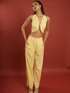 Yellow Waistcoat & Trouser Coord Set image 4