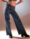 Flower Rugged Denim & Crop Top Coord Set image 6