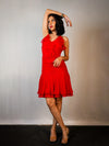 Ruffle Ruched Georgette Dress image 2