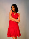 Ruffle Ruched Georgette Dress image 3
