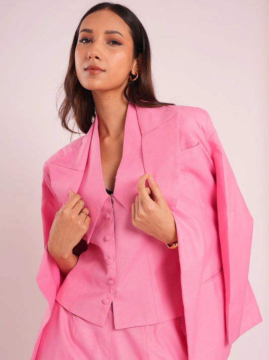 Contemporary Summer Blazer 3Pcs Coord Set image 1