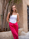 White Pink Semi-Formal Co-ord Set image 2