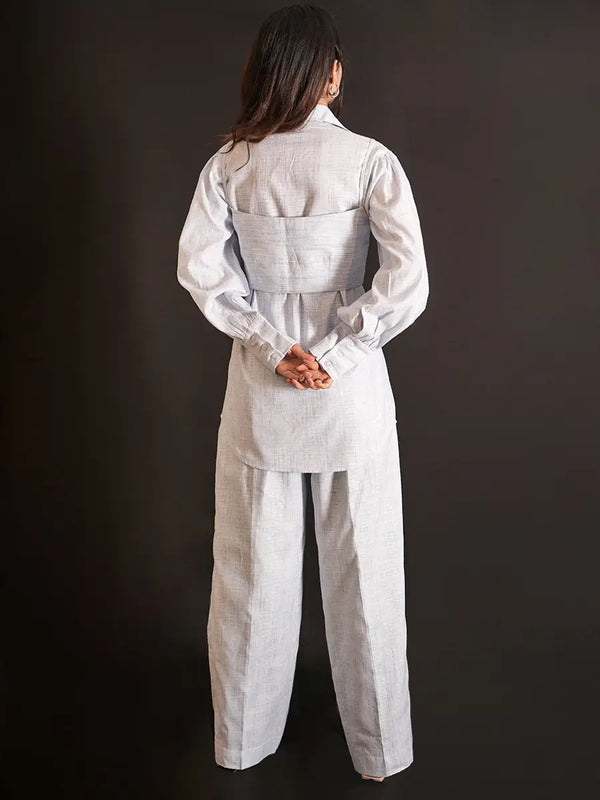 Light blue 3 piece co-ord set.