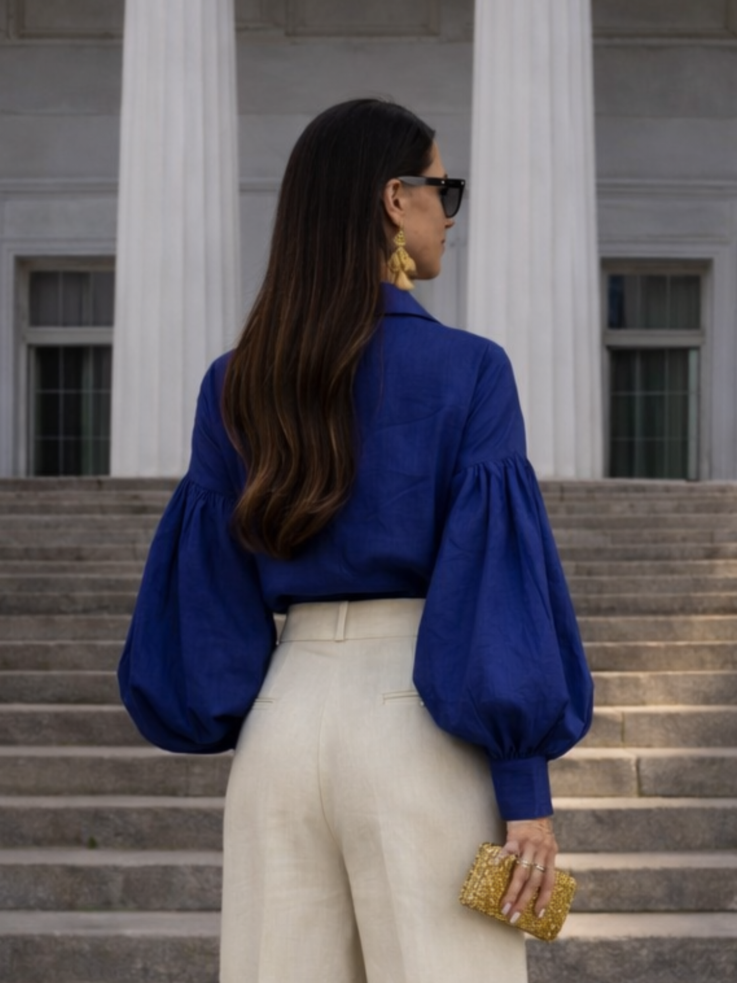 Summer linen Shirt - Navy