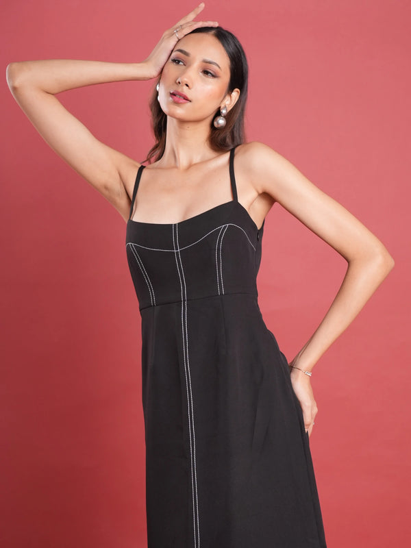 Statement Sheath Midi Dress