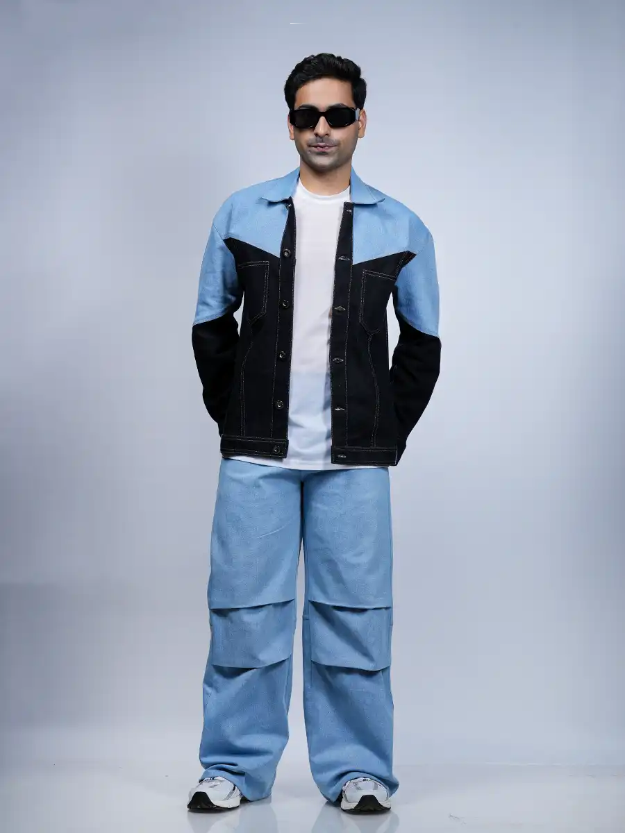 Black & Blue Denim Jacket image 0