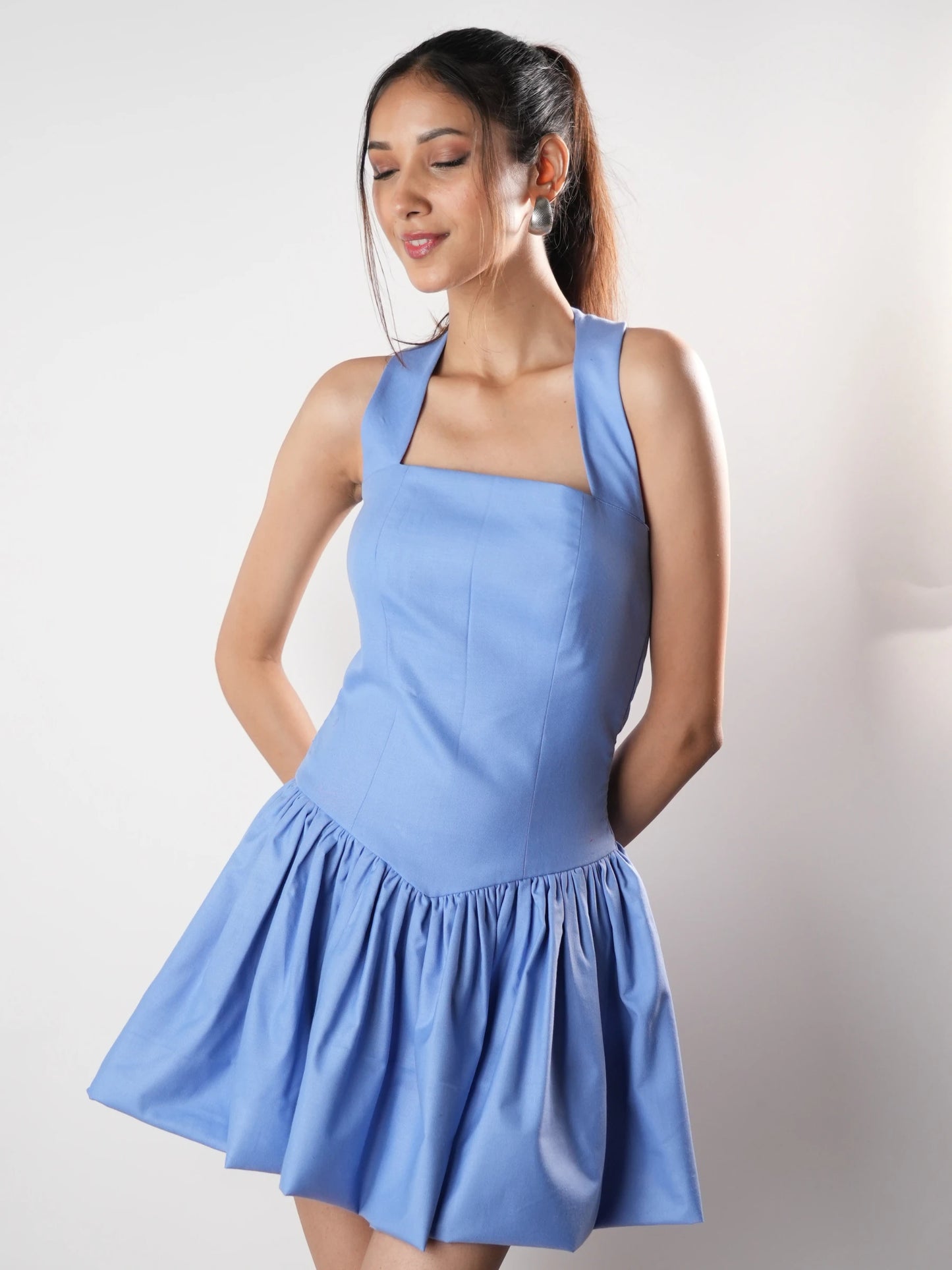 Fairy Tale Corset Dress with Balloon Hem image 0