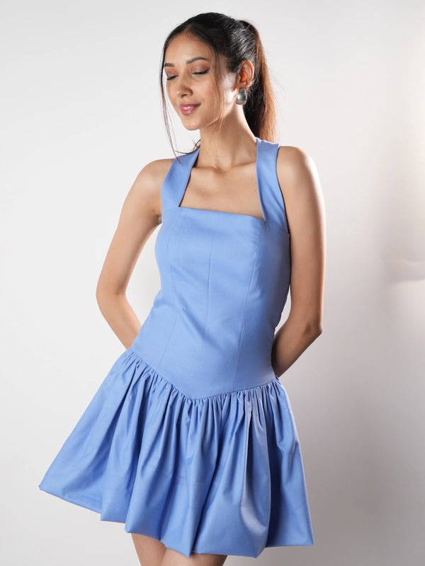 Fairy Tale Corset Dress with Balloon Hem