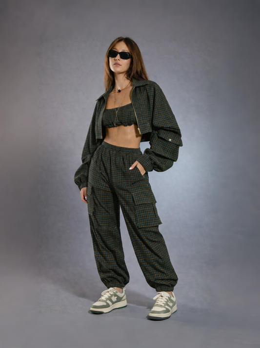 Clara - Oversized Jacket with Loose Pants (3 piece)