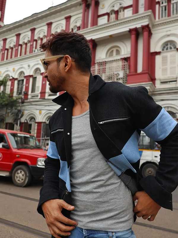 Dual Shade Denim Jacket