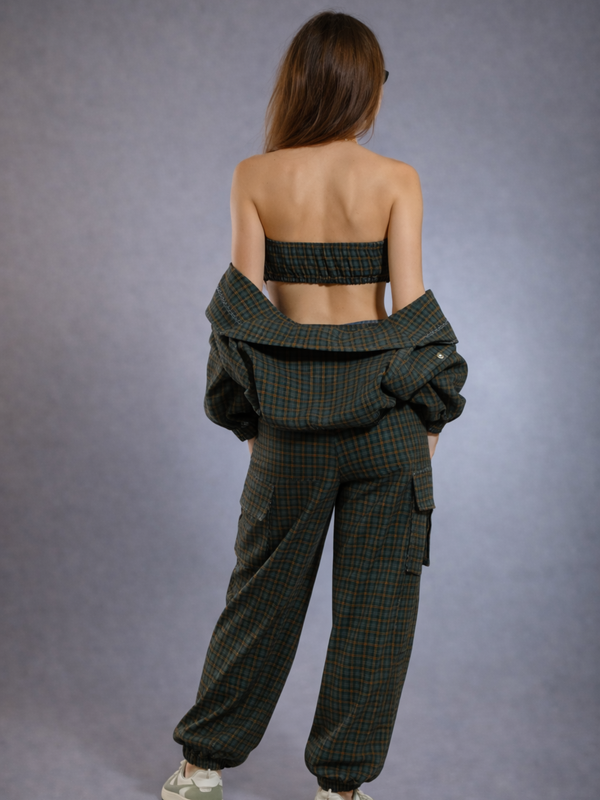 Clara - Oversized Jacket with Loose Pants (3 piece)