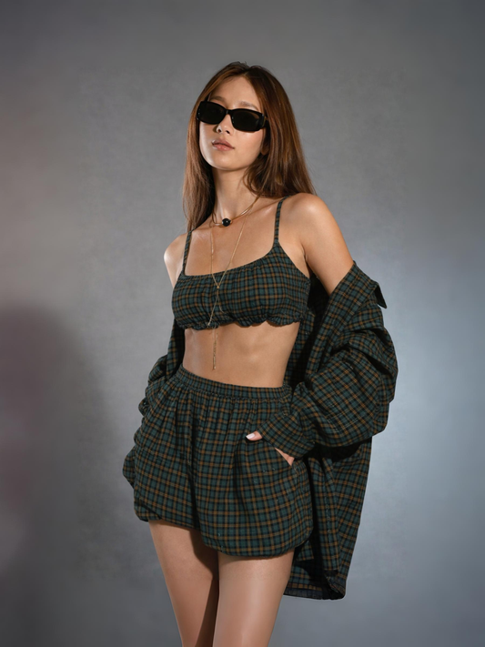 Dia - Green Checks 3 Peice set