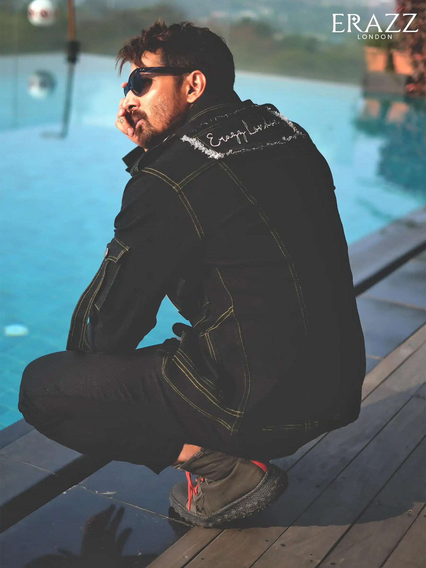 Black Denim Jacket - A Statement Piece image 1