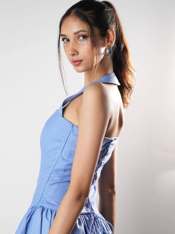 Fairy Tale Corset Dress with Balloon Hem