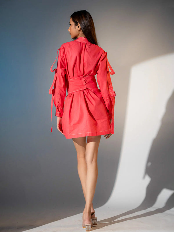 Classic Corset Shirt Dress