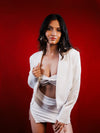 Twisted Tube Top with Mini Skirt and Jacket Coord 3-Piece Set image 9