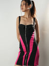 Statement Bodycon Mini Dress with Bold Style Lines image 4