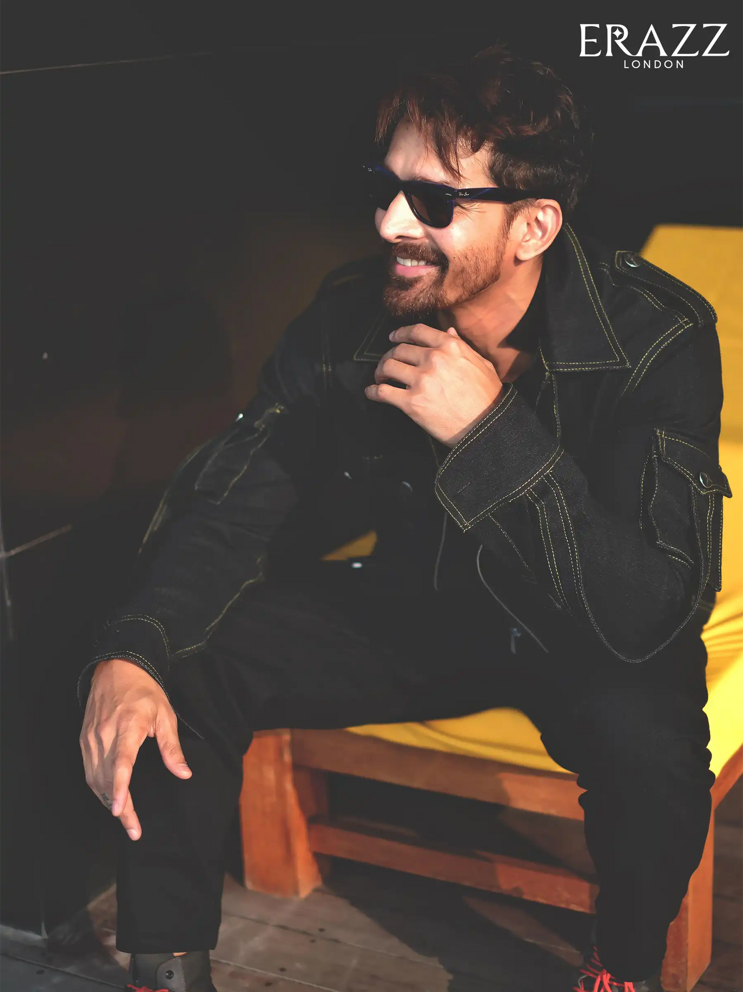 Black Denim Jacket - A Statement Piece image 2