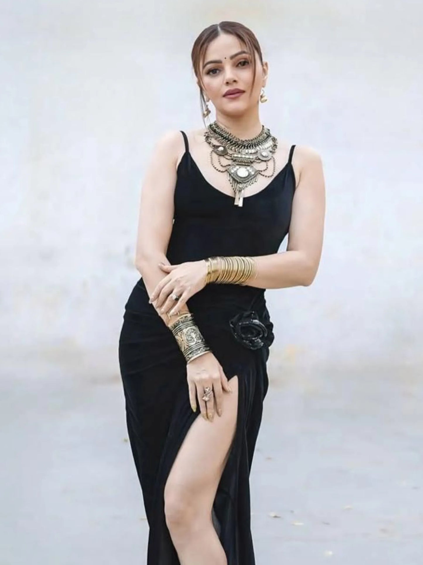 Black Velvet Gown image 4