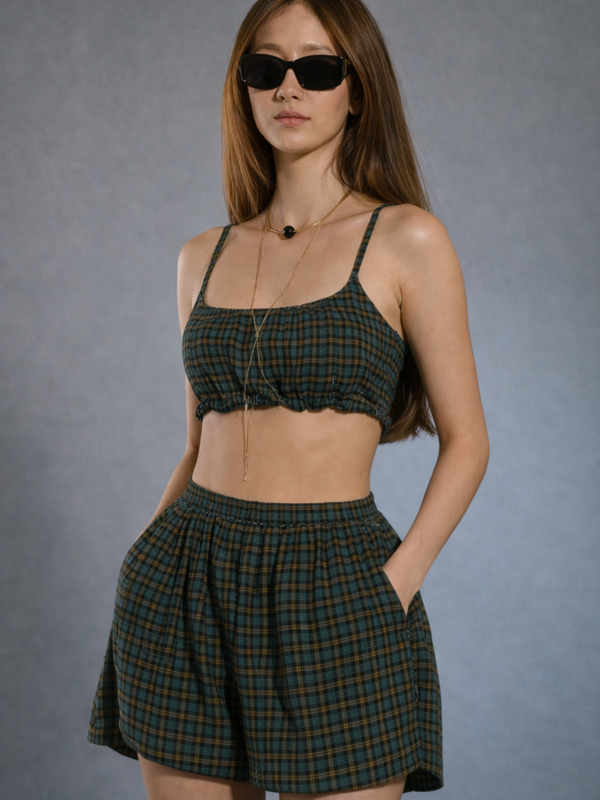 Dia - Green Checks 3 Peice set