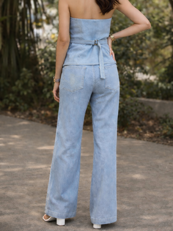 Denim Waistcoat Trouser Co-Ord