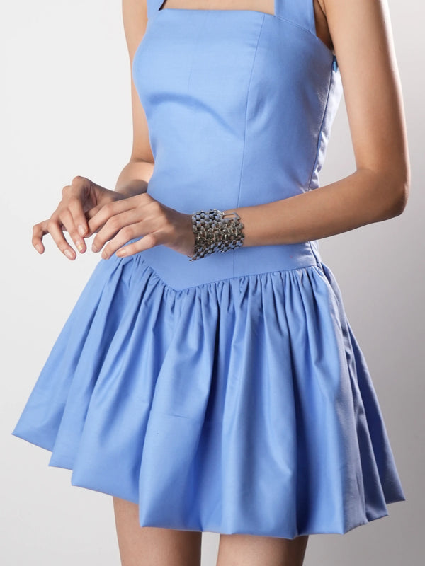 Fairy Tale Corset Dress with Balloon Hem