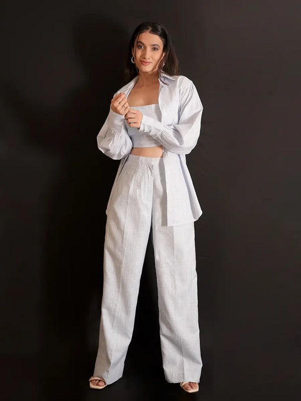 Blue 3-Piece Co-Ord Set