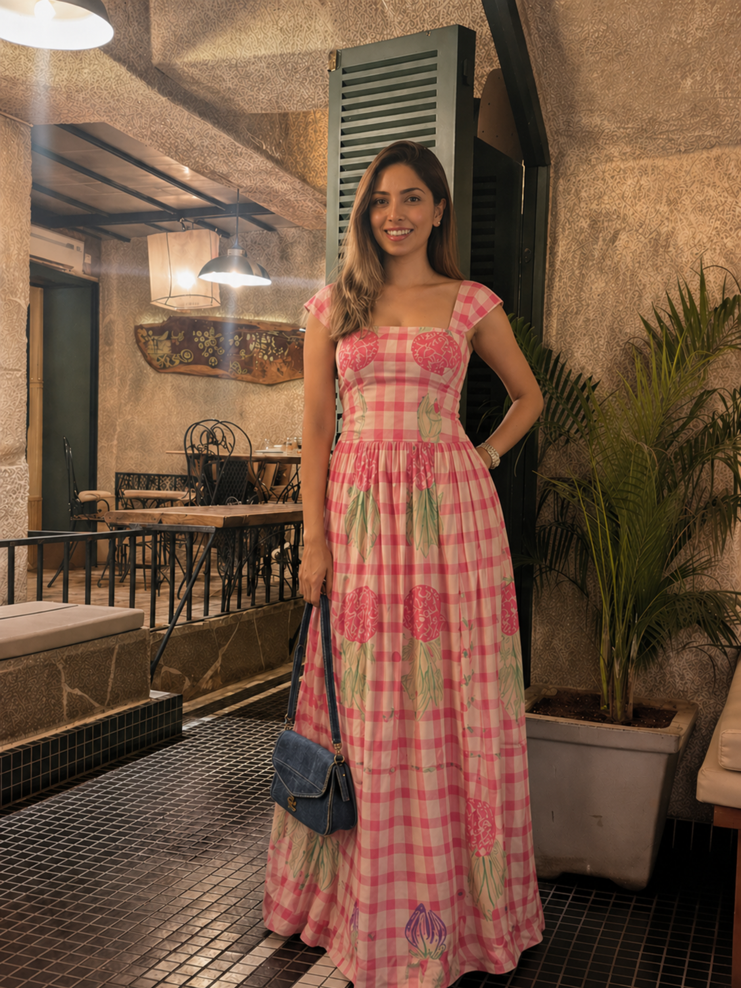 Summer Printed Fit Flare Dress