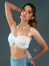 White Crop Top image 0