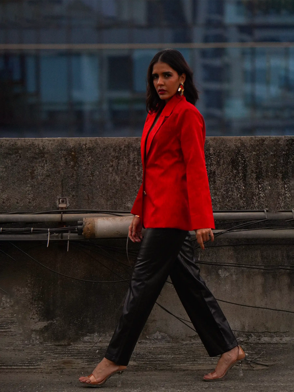 Red Semi Formal Blazer